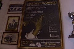 Cartel de Homenaje a Paco de Lucía