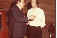 Paco de Lucía y D Jose Arrebola Presidente de la Peña1